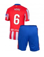 Otroške Nogometnih dresov Atletico Madrid Koke #6 Domači 2024-25 Kratki rokavi (+ hlače)